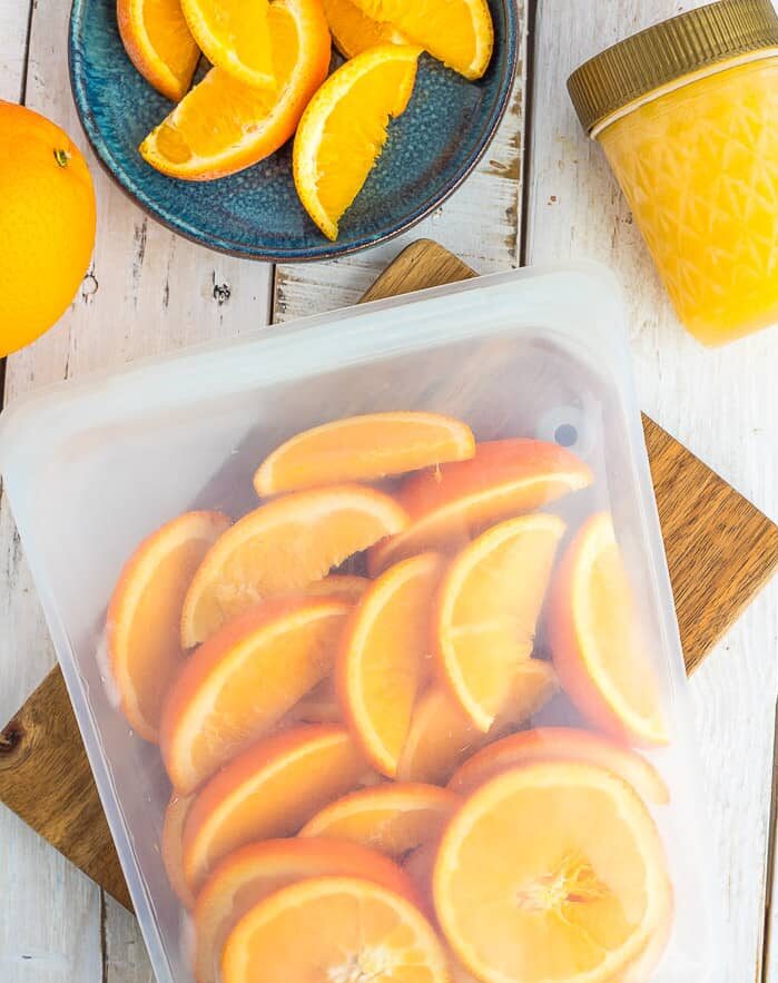 Can you freeze orange slices