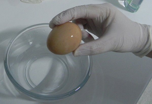 How to preserve eggs with mineral oil