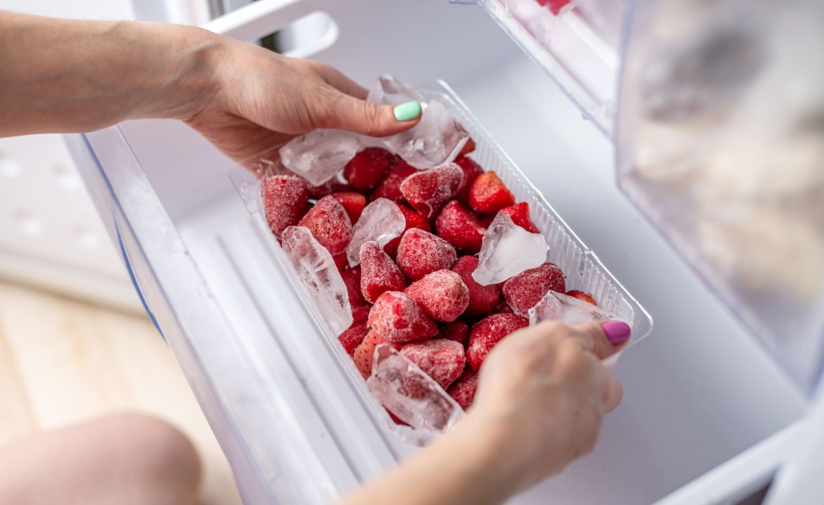 How to preserve strawberries in freezer