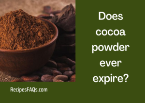 Does cocoa powder ever expire?