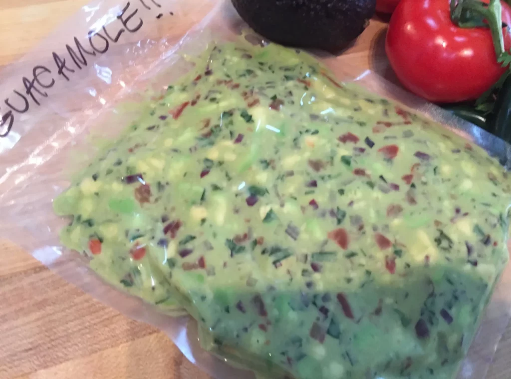How long can you keep guacamole in the freezer
